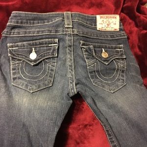 True religion straight jeans size 25